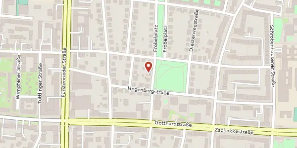 Karte der Umgebung von Hogenbergplatz 4, 80686 München