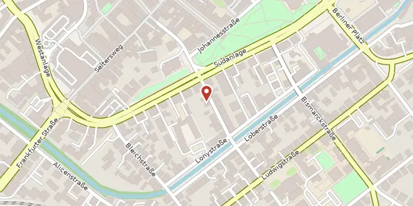 Karte der Umgebung von Goethestr. 22, 35390 Gießen