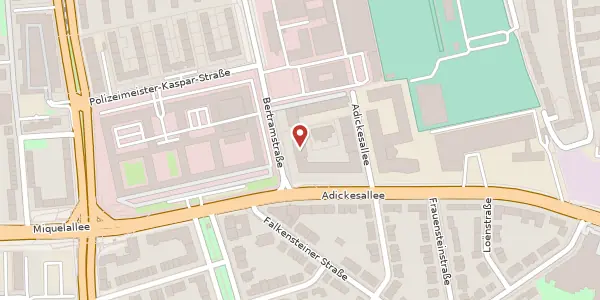 Karte der Umgebung von Bertramstr. 2, 60320 Frankfurt