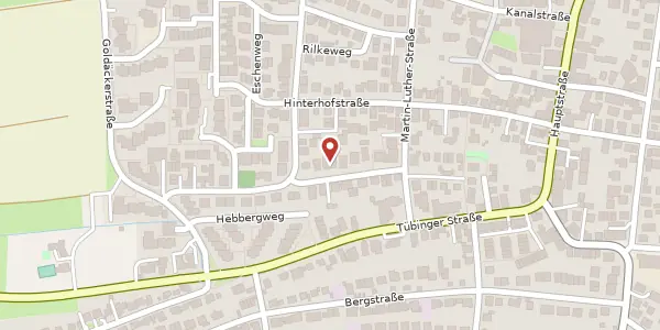 Karte der Umgebung von Herdweg 16, 70771 Leinfelden-Echterdingen