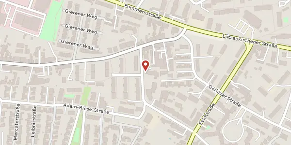 Karte der Umgebung von Kolberger Str. 106, 51381 Leverkusen