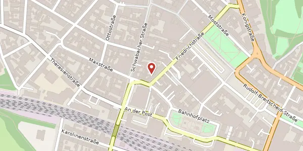 Karte der Umgebung von Friedrichstr. 24, 90762 Fürth