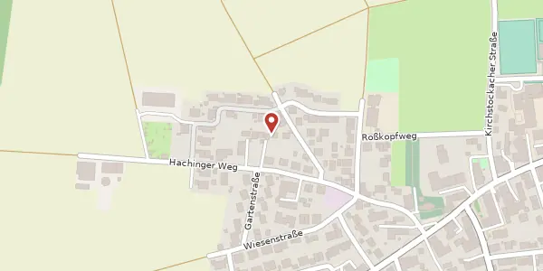 Karte der Umgebung von Hachinger Weg 18, 85649 Brunnthal