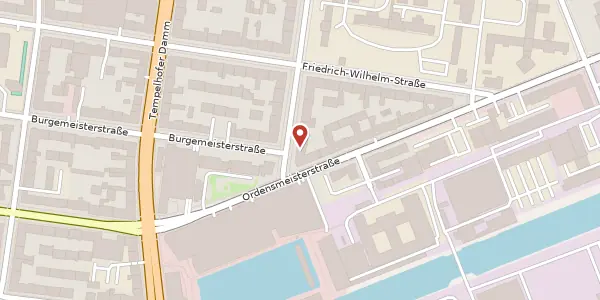 Karte der Umgebung von Wenckebachstraße 17, 12099 Berlin
