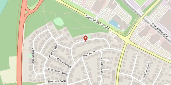 Karte der Umgebung von Mozartstraße 13, 67346 Speyer