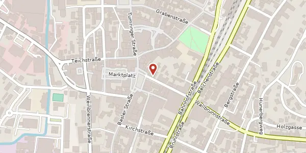 Karte der Umgebung von Untere Wallbrunnstraße 9, 79539 Lörrach