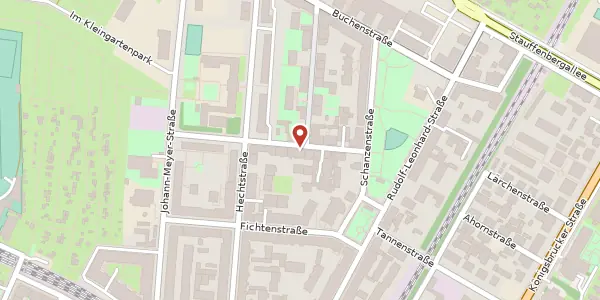 Karte der Umgebung von Seitenstraße 5b, 01097 Dresden