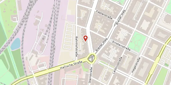 Karte der Umgebung von Otto-von-Guericke-Straße 54 A, 39104 Magdeburg