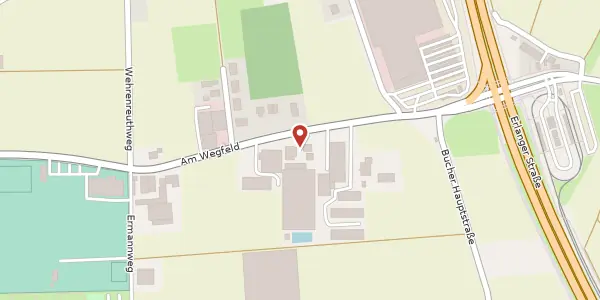 Karte der Umgebung von Am Wegfeld 21, 90427 Nürnberg