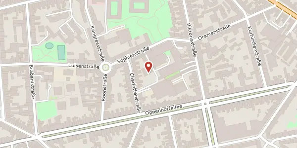 Karte der Umgebung von Charlottenstr. 14, 52070 Aachen