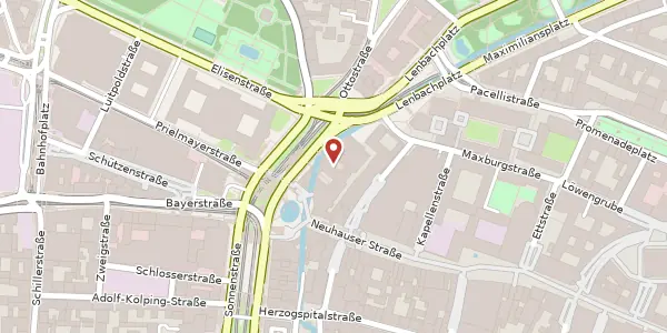 Karte der Umgebung von Karlsplatz 4 / IV, 80335 München