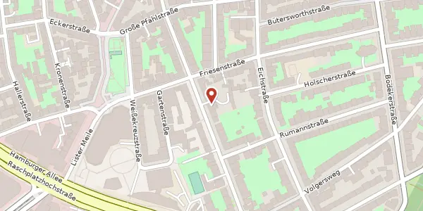 Karte der Umgebung von Sedanstraße 17, 30161 Hannover