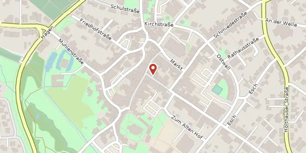 Karte der Umgebung von Münsterstr. 2, 48727 Billerbeck