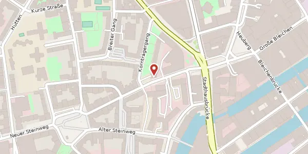 Karte der Umgebung von Wexstr. 16, 20355 Hamburg