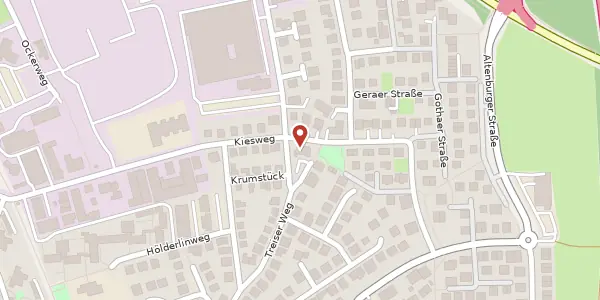 Karte der Umgebung von Greizer Str. 1, 35396 Gießen