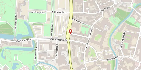 Karte der Umgebung von Schlossplatz 48, 48143 Münster
