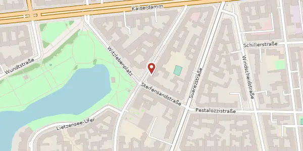 Karte der Umgebung von Witzlebenstraße 32, 14057 Berlin