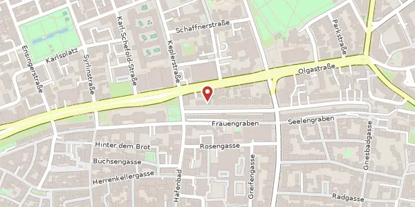 Karte der Umgebung von Heimstraße 7, 89073 Ulm/Donau
