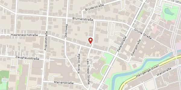 Karte der Umgebung von Katharinenstr. 17, 26121 Oldenburg