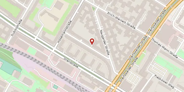 Karte der Umgebung von Rietzestraße 19, 10409 Berlin