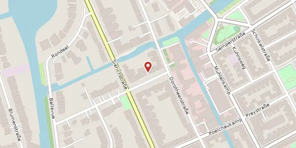 Karte der Umgebung von Andreasstraße 31, 22301 Hamburg