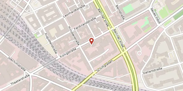 Karte der Umgebung von Königstraße 9, 30175 Hannover