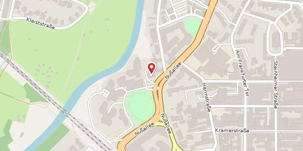 Karte der Umgebung von Nußallee 11, 63450 Hanau