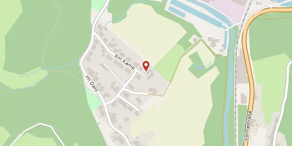 Karte der Umgebung von Am Kamp 10, 58579 Schalksmühle
