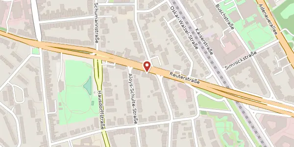Karte der Umgebung von Reuterstr. 116, 53129 Bonn
