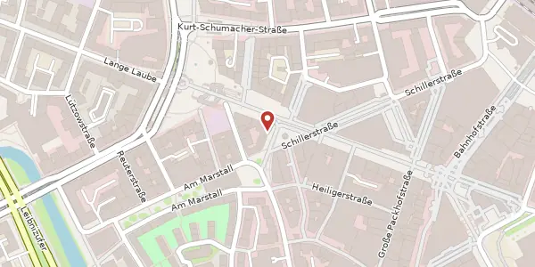 Karte der Umgebung von Schmiedestraße 41, 30159 Hannover