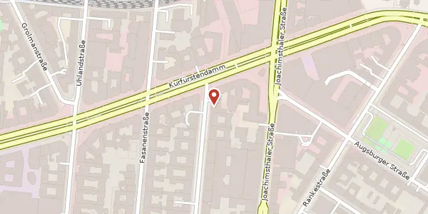 Karte der Umgebung von Meinekestraße 27, 10719 Berlin