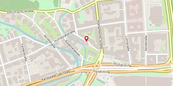 Karte der Umgebung von Lortzingstraße 5, 04105 Leipzig