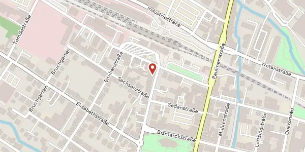 Karte der Umgebung von Hermannstr. 3, 32756 Detmold