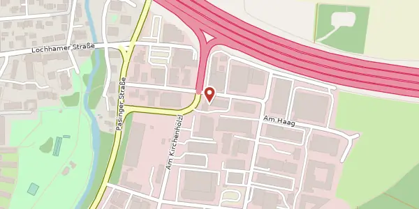 Karte der Umgebung von Am Haag 8, 82166 Gräfelfing