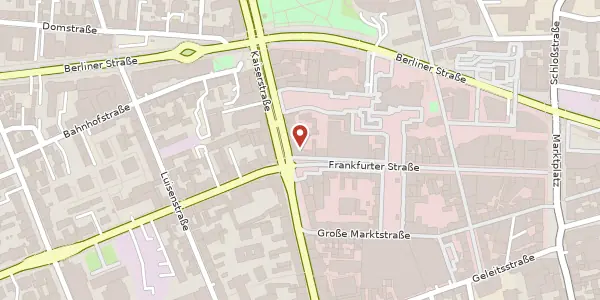 Karte der Umgebung von Kaiserstr. 63, 63065 Offenbach