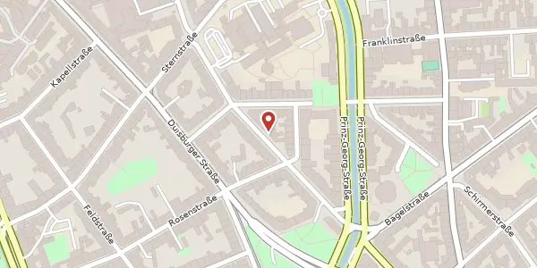 Karte der Umgebung von Rochusstr. 24, 40479 Düsseldorf