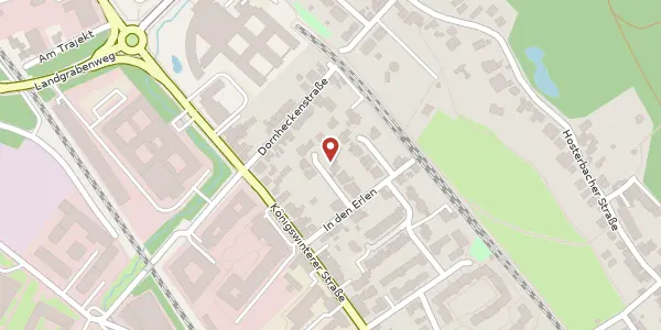 Karte der Umgebung von In den Erlen 32, 53227 Bonn