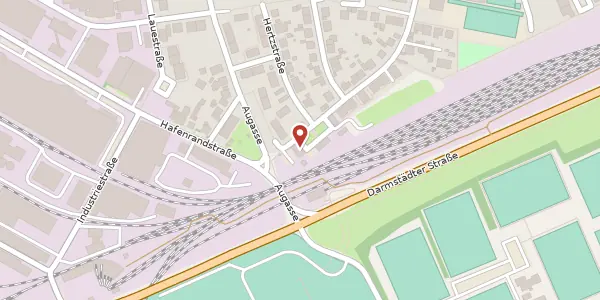 Karte der Umgebung von Hafenbahnhofstraße 27, 63741 Aschaffenburg