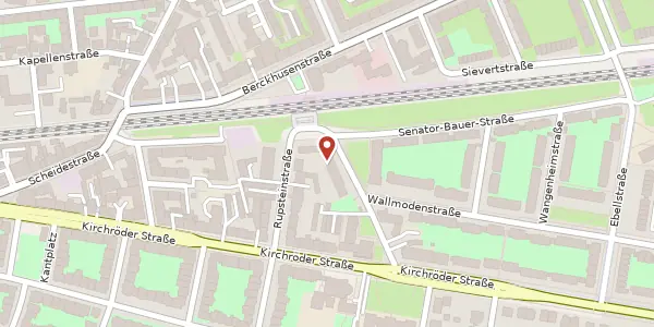 Karte der Umgebung von Uhlhornstraße 13, 30625 Hannover