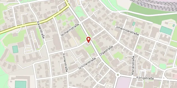 Karte der Umgebung von Königstraße 16, 78628 Rottweil