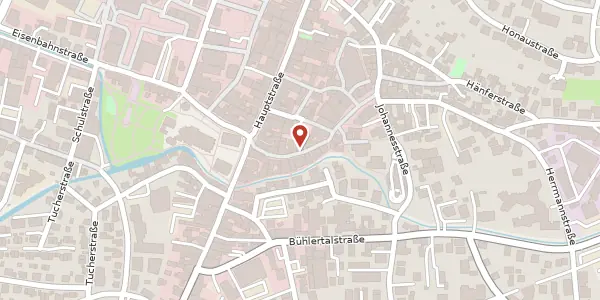 Karte der Umgebung von Schwanenstraße 9, 77815 Bühl