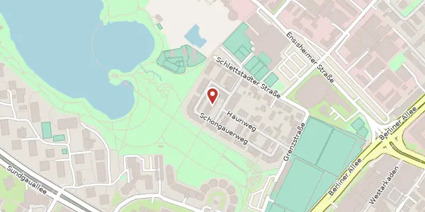 Karte der Umgebung von Schongauerweg 34, 79110 Freiburg im Breisgau