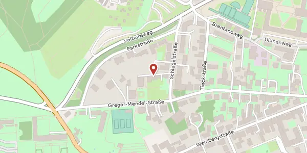 Karte der Umgebung von Schlegelstraße 19, 14469 Potsdam