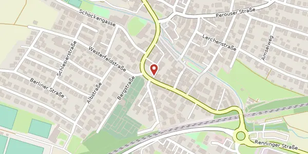 Karte der Umgebung von Renninger Straße 1, 71272 Renningen