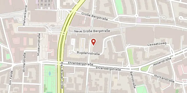 Karte der Umgebung von Schillerstr. 44b, 22767 Hamburg