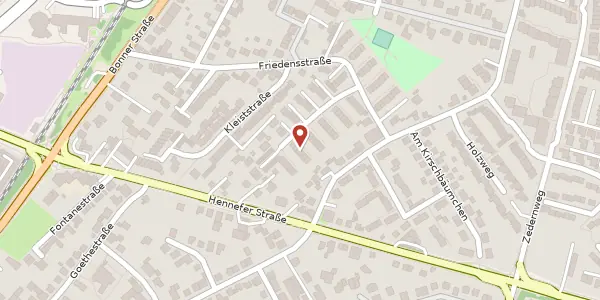 Karte der Umgebung von Friedensstr. 77, 53757 Sankt Augustin