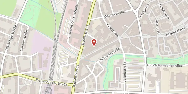 Karte der Umgebung von Max-Reger-Str. 16, 92637 Weiden