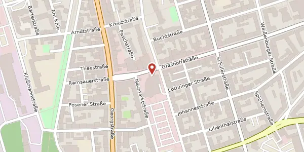 Karte der Umgebung von Grashoffstr. 7, 27570 Bremerhaven
