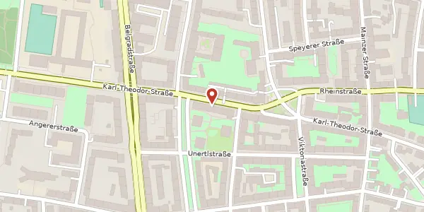 Karte der Umgebung von Karl-Theodor-Str. 67, 80803 München