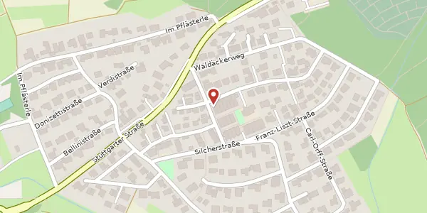 Karte der Umgebung von Paul-Lincke-Straße 12, 71069 Sindelfingen